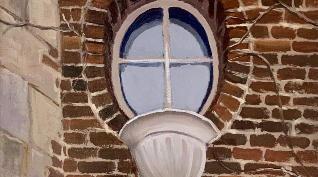 Haarlem window oil on panel