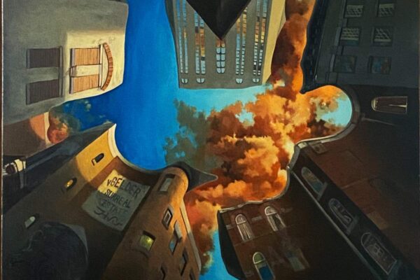 Surreal Estate oilpainting olieverf schilderij