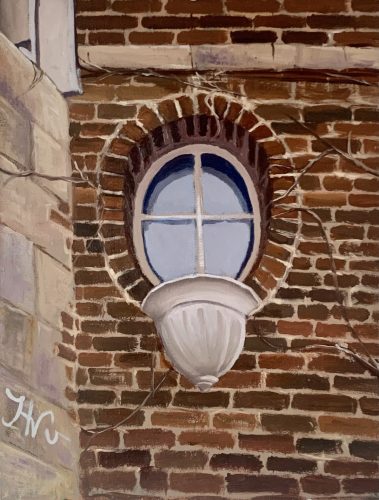 Haarlem window oil on panel